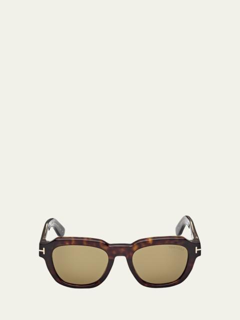 TOM FORD Men's Icon Collection Acetate Square Sunglasses