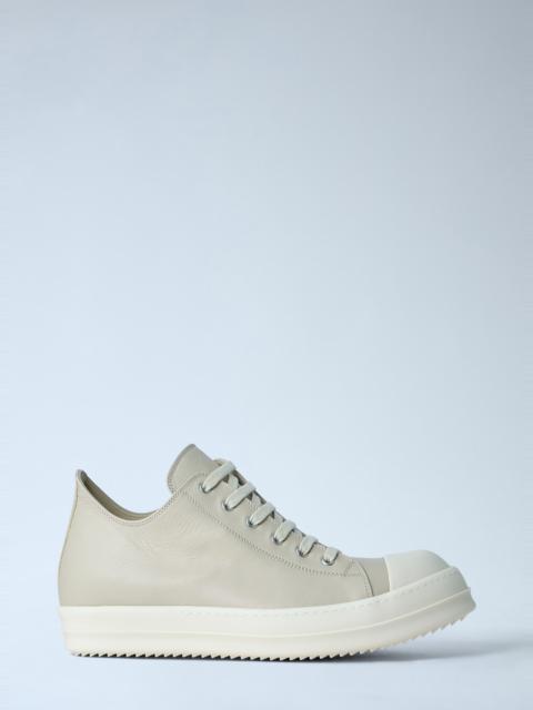 Rick Owens Lace-Up Leather Sneakers