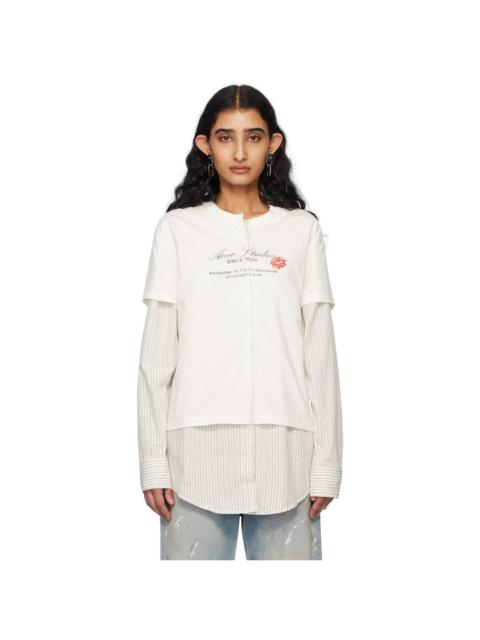 Acne Studios Off-White Layered T-shirt