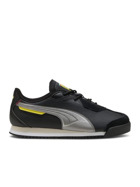PUMA SCUDERIA FERRARI X ROMA SUEDE 'BLACK AGED SILVER'