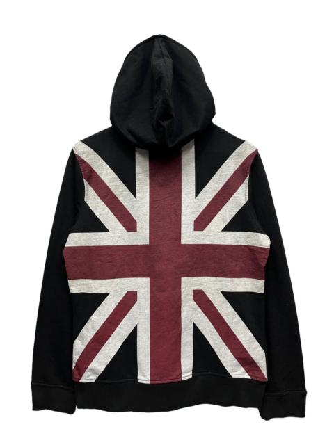Other Designers IN THE ATTIC Punk Rockers Garment Big UnionJack Skull Hoodie