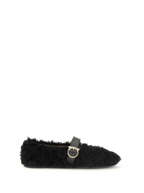 FERRAGAMO Ferragamo Women Gancini-Embellished Ballerinas