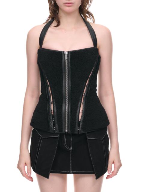Dion Lee Reversible Shearling Corset