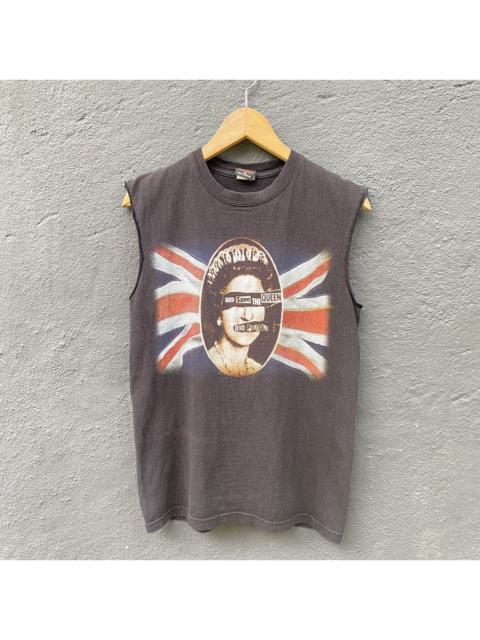 Other Designers Vintage Faded Y2K Sex Pistols God Save The Queen Punk Tee