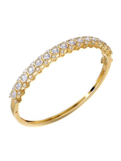 Other Designers Diamond2Deal 18k Vermeil Plated Silver 3.5 ct Round Lab Grown Diamond Bangle Bracelet 7" VVS-VS, E-F