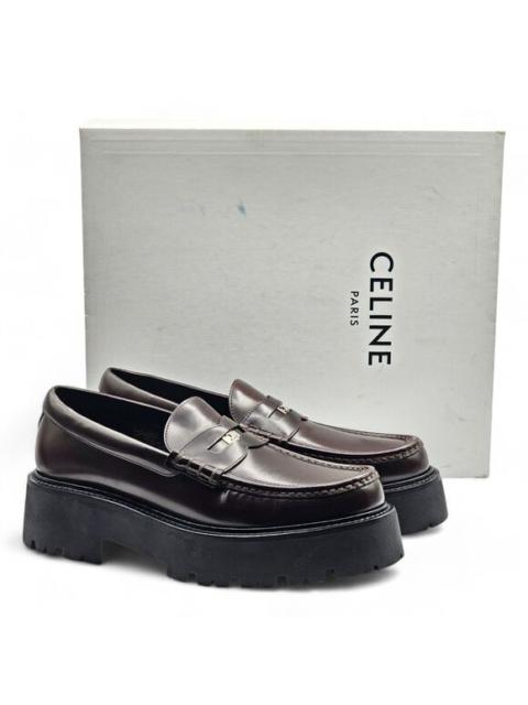 Celine Men's Penny Loafer Polished Brown size 41 IT 8 US NWB