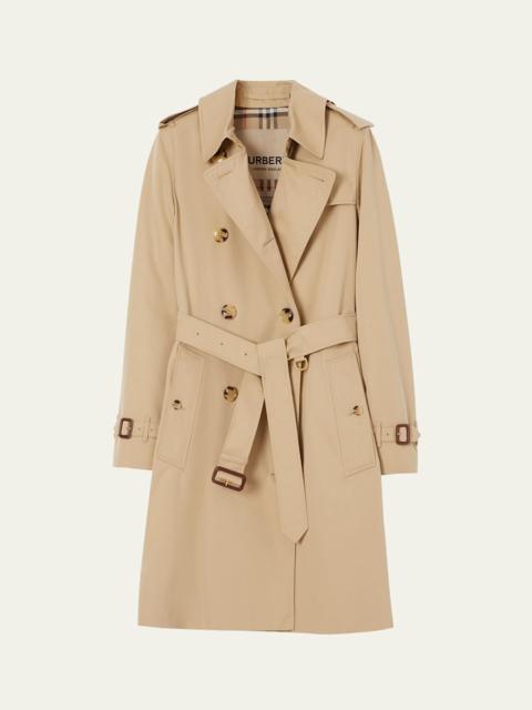 Burberry Kensington Organic Belted Double-Breasted Trench Coat
