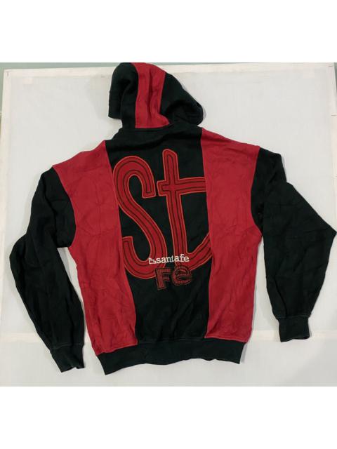 Other Designers Vintage - SANTA FE BIG LOGO EMBROIDERED RARE DESIGN HOODIE ZIP