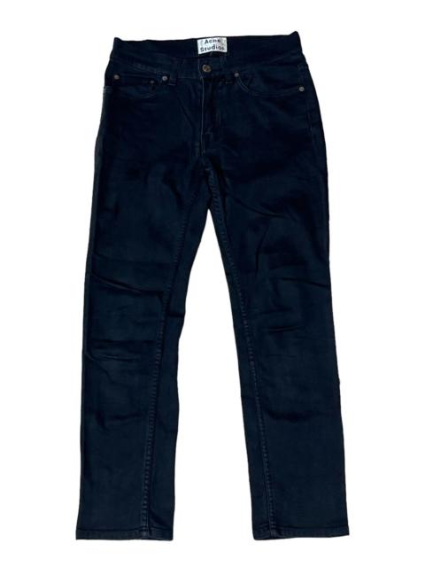 Acne Studios GRAIL🔥ACNE STUDIOS SUPER BLACK SLIM FIT JEANS