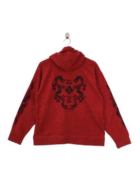 Other Designers Japanese Brand - Vtg SUKAJAN DRAGON RYU Japan Dj Free Tattoo Hoodie Pullover