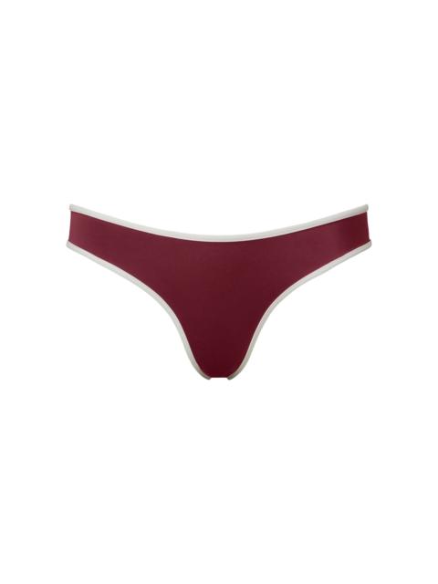 onia Milly Bikini Bottom burgundy