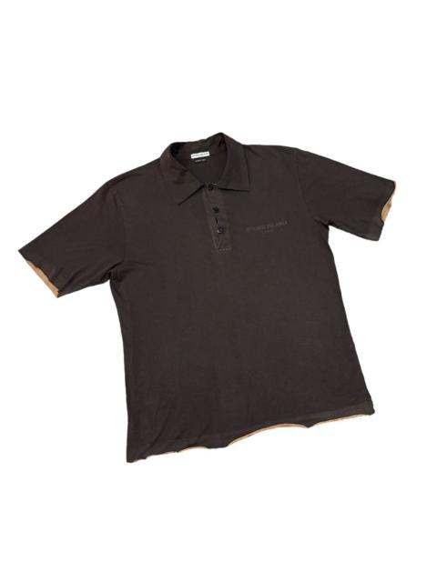 Stone Island VINTAGE STONE ISLAND ITALY COLLARED SHIRT