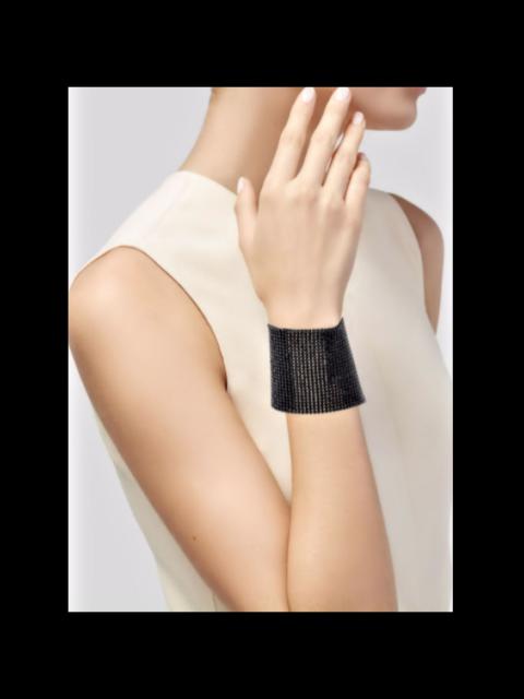 Vintage CHANEL Black Crystal Bracelet 1998
