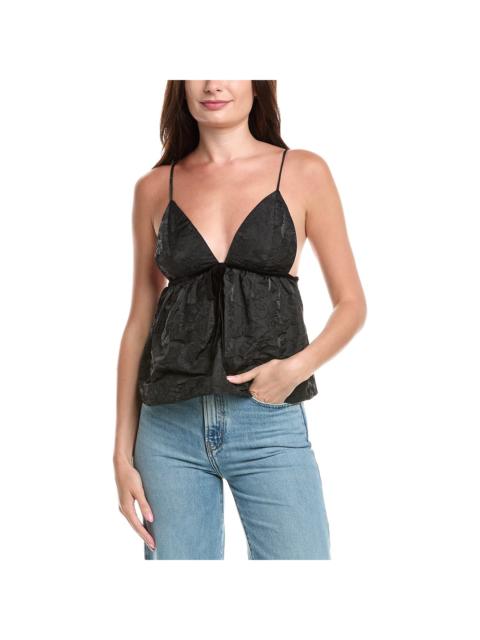 GANNI GANNI Jacquard Strap Top