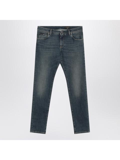 Dolce & Gabbana Dolce&Gabbana Slim stretch light blue washed jeans