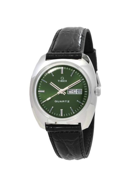Other Designers Open Box - Timex Q Timex 1978 Quartz Green Dial Men's Watch TW2W44700