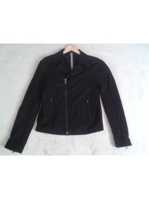 Damir Doma New Black Suede Velour Leather Jacket Size M