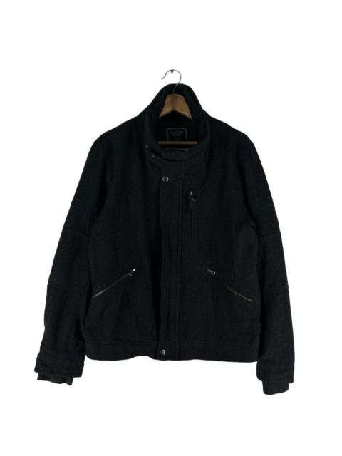 Hysteric Glamour 🔥VINTAGE WOOL BIKER JACKET BONDAGE GGD MADE IN JAPAN