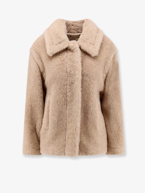 Max Mara Max Mara Women Mxmtritone Alpaca, Virgin Wool And Silk Jacket