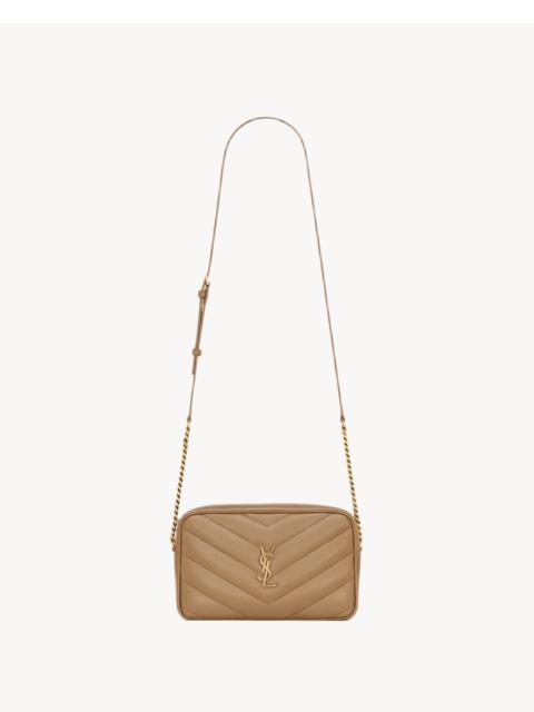 SAINT LAURENT LOULOU CAMERA BAG IN MATELASSÉ LAMBSKIN