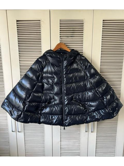 Moncler Moncler Cape Down Drawstring Black Jacket