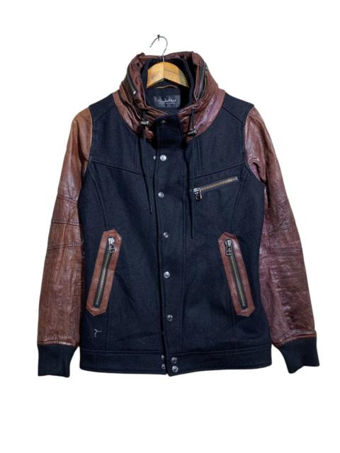 Other Designers 🔥TORNADO MART JAPAN WOOL/LEATHER JACKETS DETACHED HOODIE