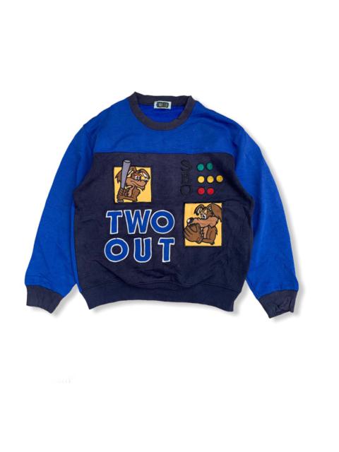Other Designers Vintage - Vintage Multicolor Pagelo Baseball Sweatshirt
