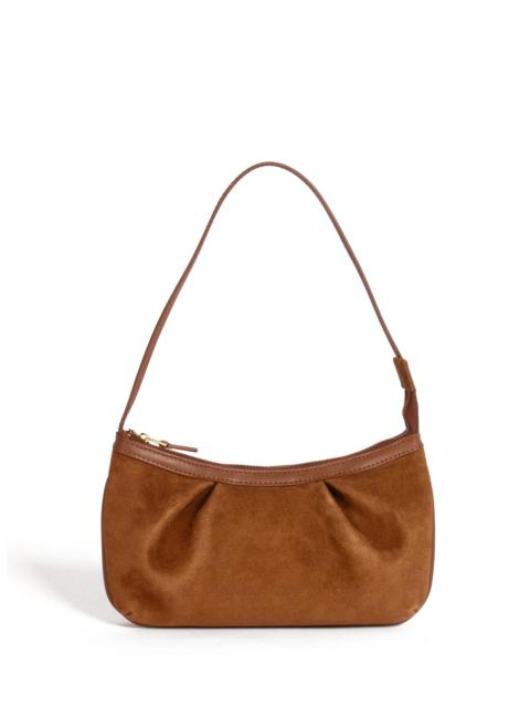 Elleme Dimple Pochette Suede Cognac