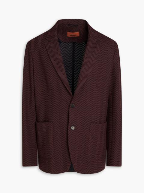 Missoni Crochet-knit cotton-blend blazer