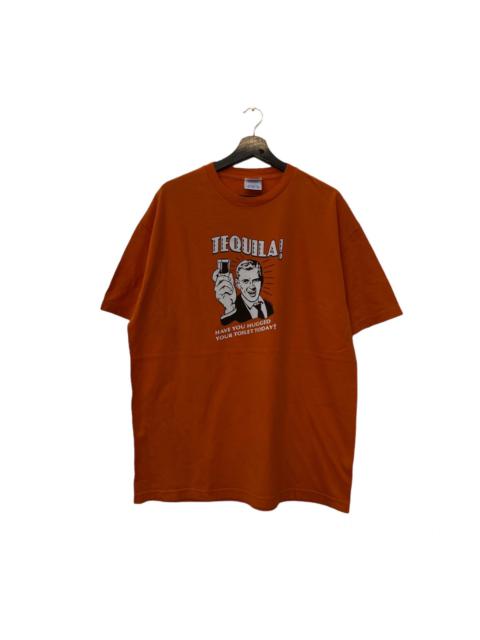 Other Designers Vintage - VINTAGE TEQUILA FAMOUS DRINK BIG LOGO TEE