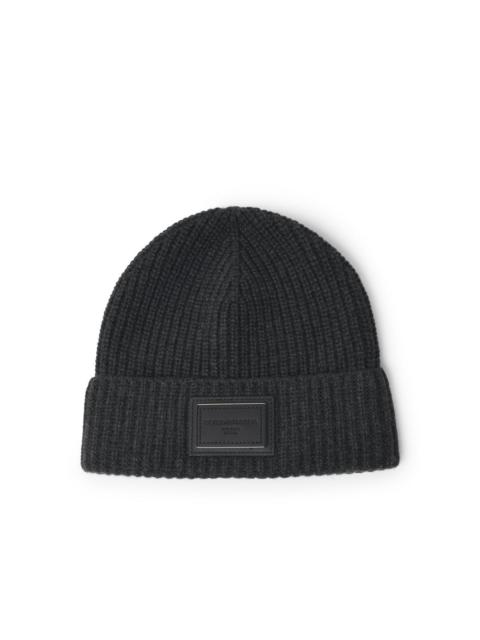 Dolce & Gabbana Dolce & Gabbana Grey Cashmere Beanie Men