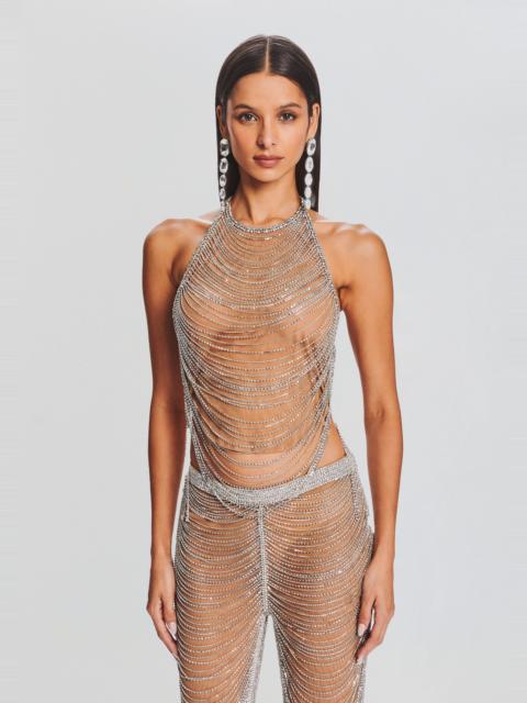 RETROFÊTE DELANEY EMBELLISHED TOP