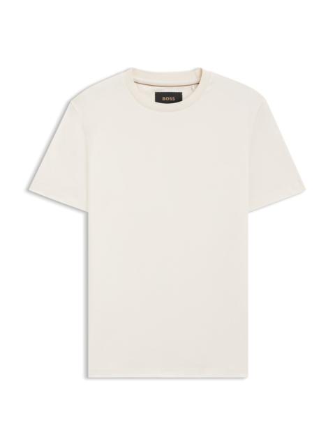 BOSS REGULAR-FIT T-SHIRT IN MERCERIZED COTTON