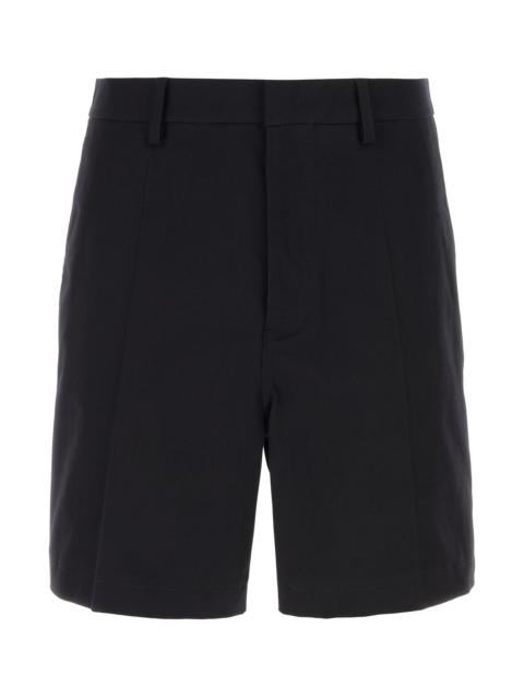 Valentino Midnight blue stretch cotton bermuda shorts
