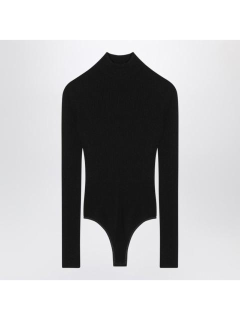 Alaïa Alaia Black Ribbed Turtleneck Body Women