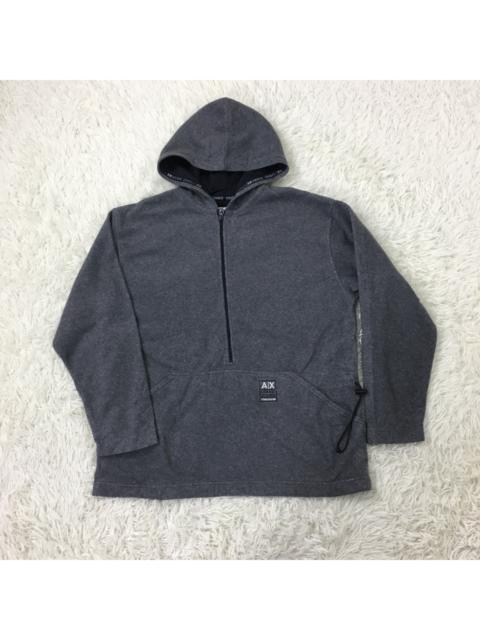 Other Designers Made In Usa - Armani Exchange 1/2 Zip Up Hoodie Fleece