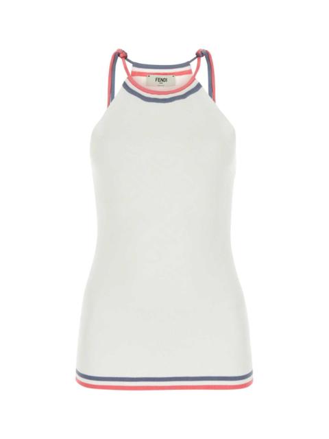 FENDI Fendi Women Ivory Viscose Blend Top
