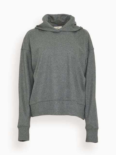 BITE Studios Wool Hooded Sweater in Grey Melange