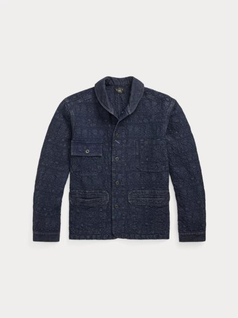 RRL by Ralph Lauren Indigo Jacquard Deck Overshirt