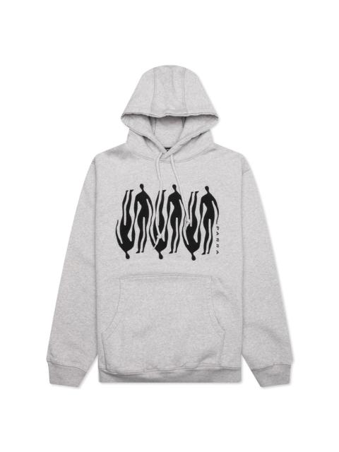 by Parra CONNECTED GUY HOODED SWEATSHIRT - HEATHER GREY