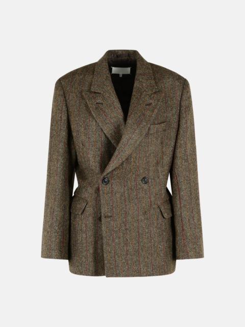 Maison Margiela BROWN WOOL BLAZER