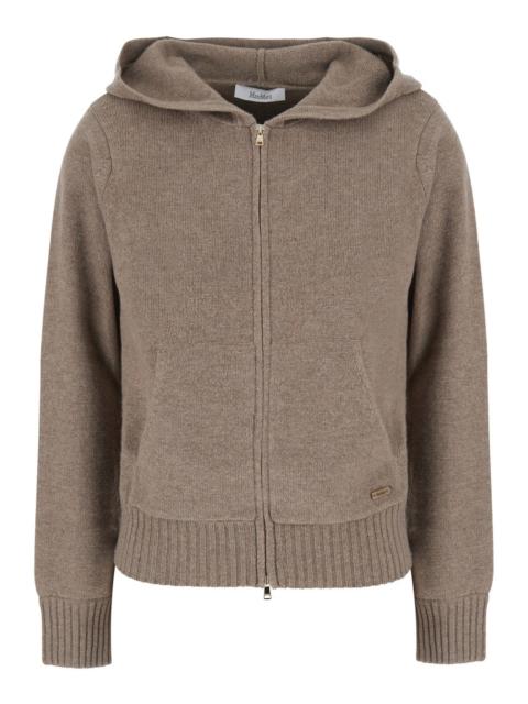 Max Mara Max Mara Women Sweatshirt Primo With Collar And Long Sleeves In Tech Fabric Beige For Women