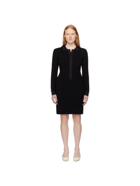 TOM FORD Black Full Needle Minidress