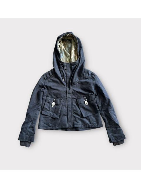 Diesel Vintage Diesel Military Cropped Hoodie Jacket