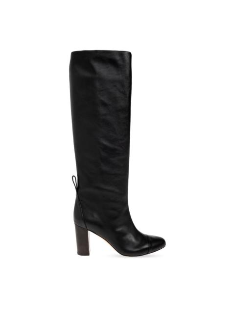 Other Designers Other - ODISSI Black Leather Heeled Boots New & Authentic (Women's s