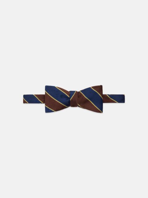 J. PRESS INDIAN ARMY GENERAL REGIMENTAL BOW TIE