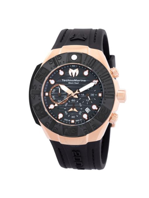 Other Designers Technomarine Reef Black Chronograph GMT Quartz Black Dial Men's Watch TM-523011