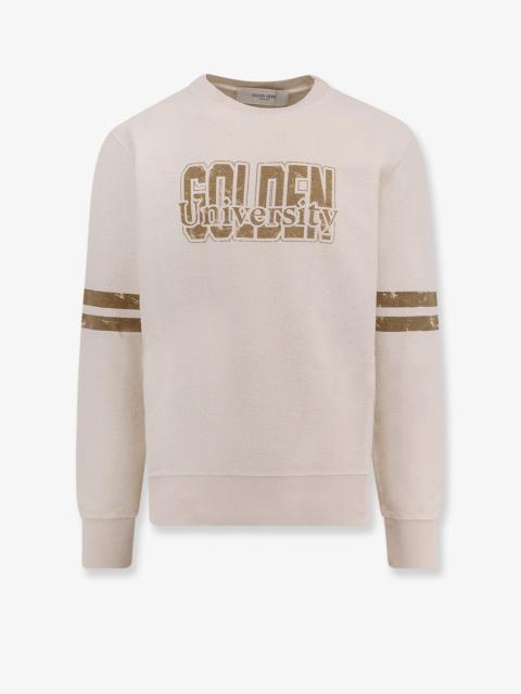 Golden Goose Deluxe Brand Cotton Sweatshirt With Logo Print