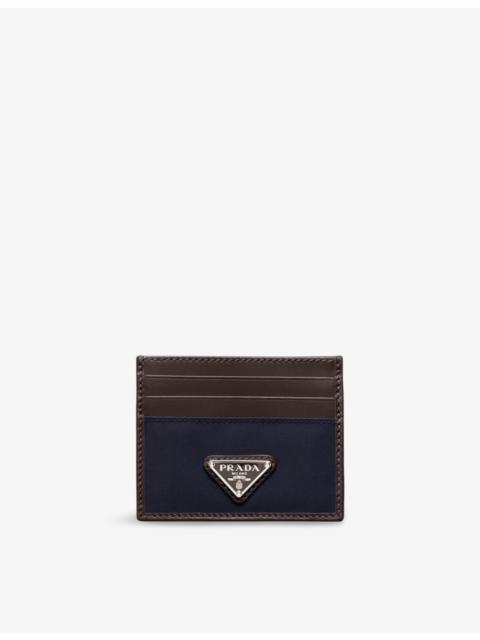 Prada Re Nylon And Leather Card Holder