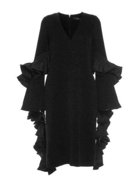 Other Designers Molotov Ruffle Sleeve Dress